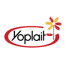 Yoplait logo with a stylized flower