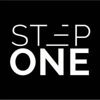 Graphic with the text 'STEP ONE' in white on a black background.