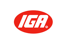 IGА logo with red background and white lettering