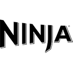 Black and white logo of the word "NINJA" in bold, stylized font.