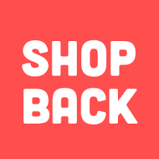 Red background with white text that says 'SHOP BACK'