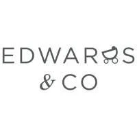 Logo for Edwards & Co with text and a small glasses graphic