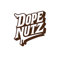 Logo with the words "Dope Nutz" in stylized font.