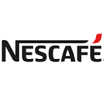 Nescafé logo with black text and a red accent on the letter 'F'