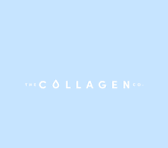 The Collagen Co logo on a light blue background