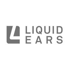 Liquid Ears logo with stylized 'L' and '4' symbols