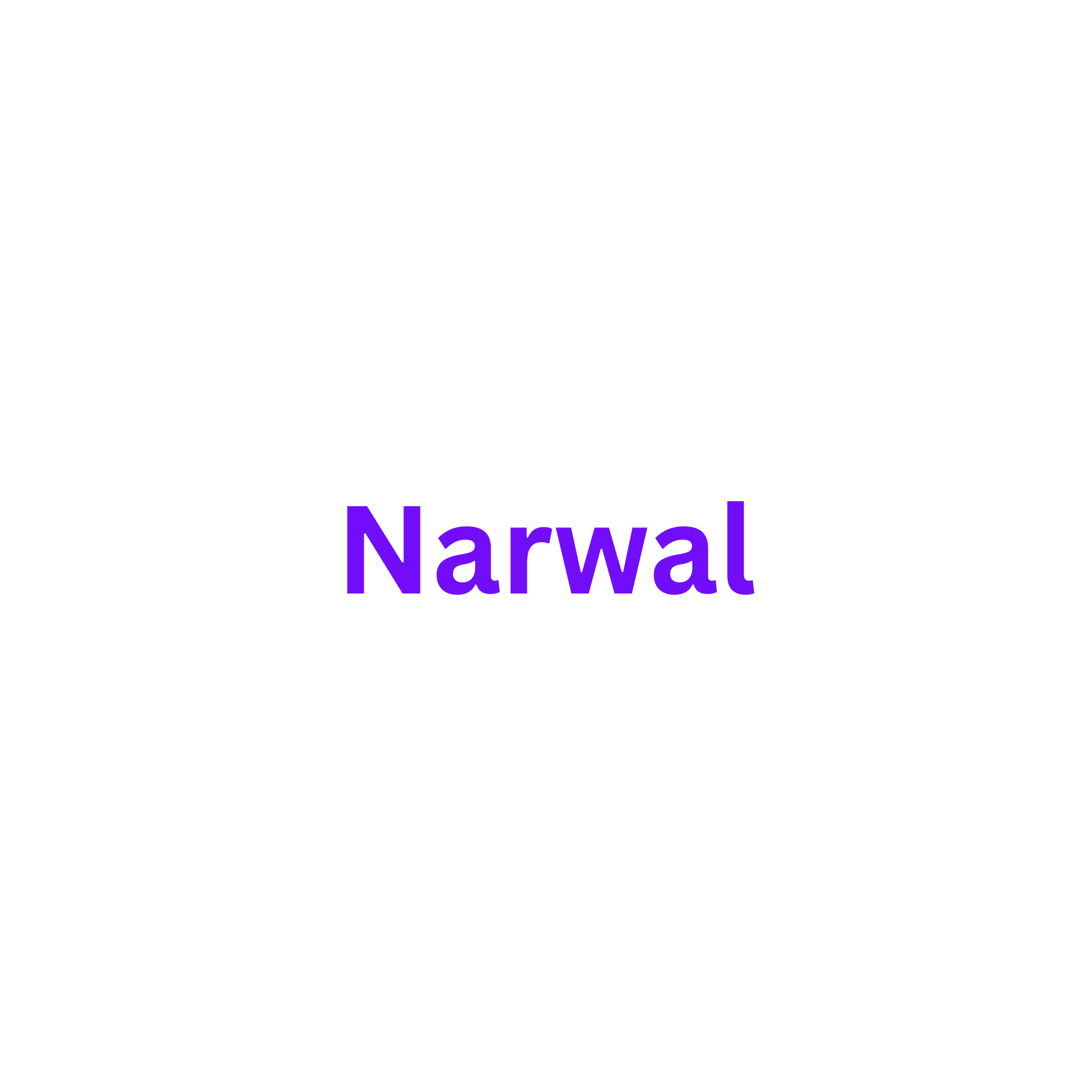 Cover page of a book titled 'Narwal' with text partially visible.