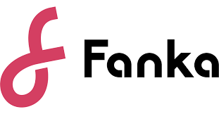 Fanka logo with a stylized pink 'f' and the company name in black text