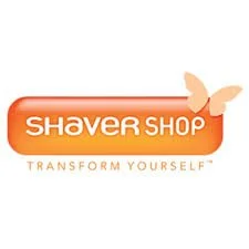 Shaver Shop logo with butterfly graphic and the tagline 'Transform Yourself'