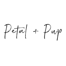 Handwritten text reading 'Petal + Pump' on a white background.
