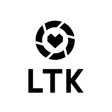 Logo featuring a camera shutter with a heart shape inside and the letters 'LTK' below.