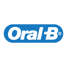 Oral-B logo in blue and white