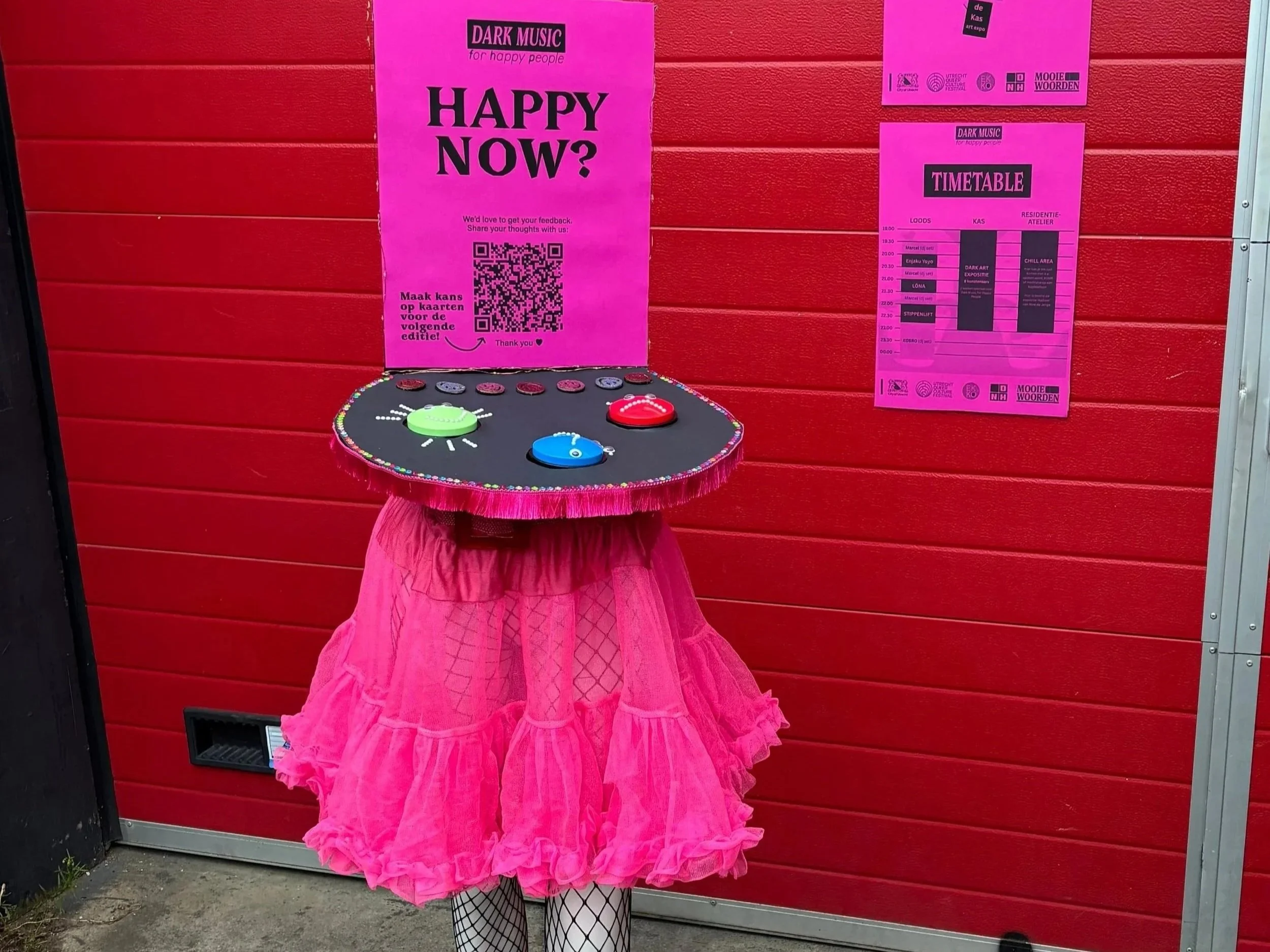 Installatie: Op hoge poten