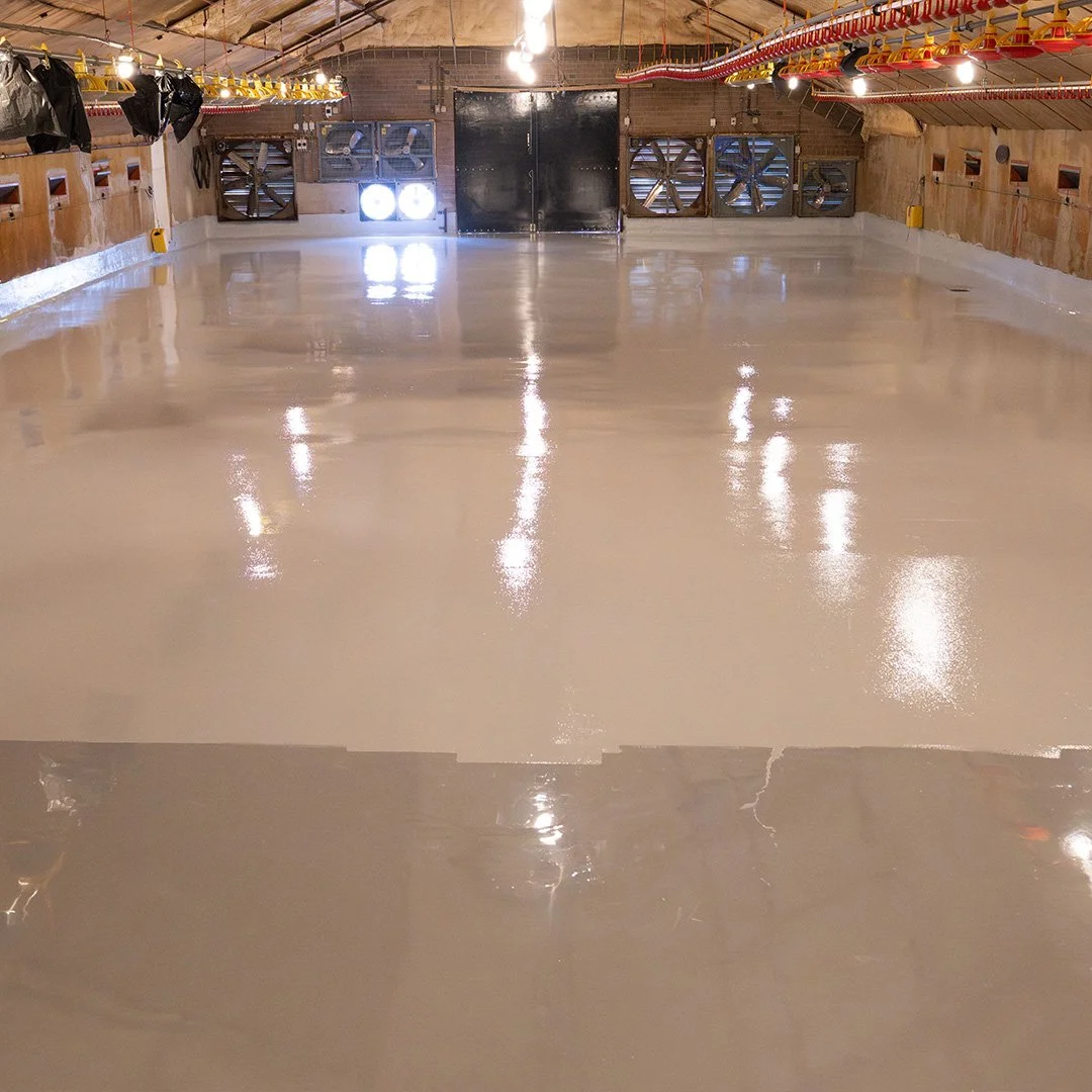 Hygienic Poultry house flooring
