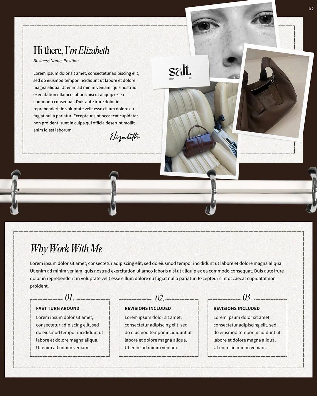 Service & Pricing Guide Template For Canva Mocha Edit