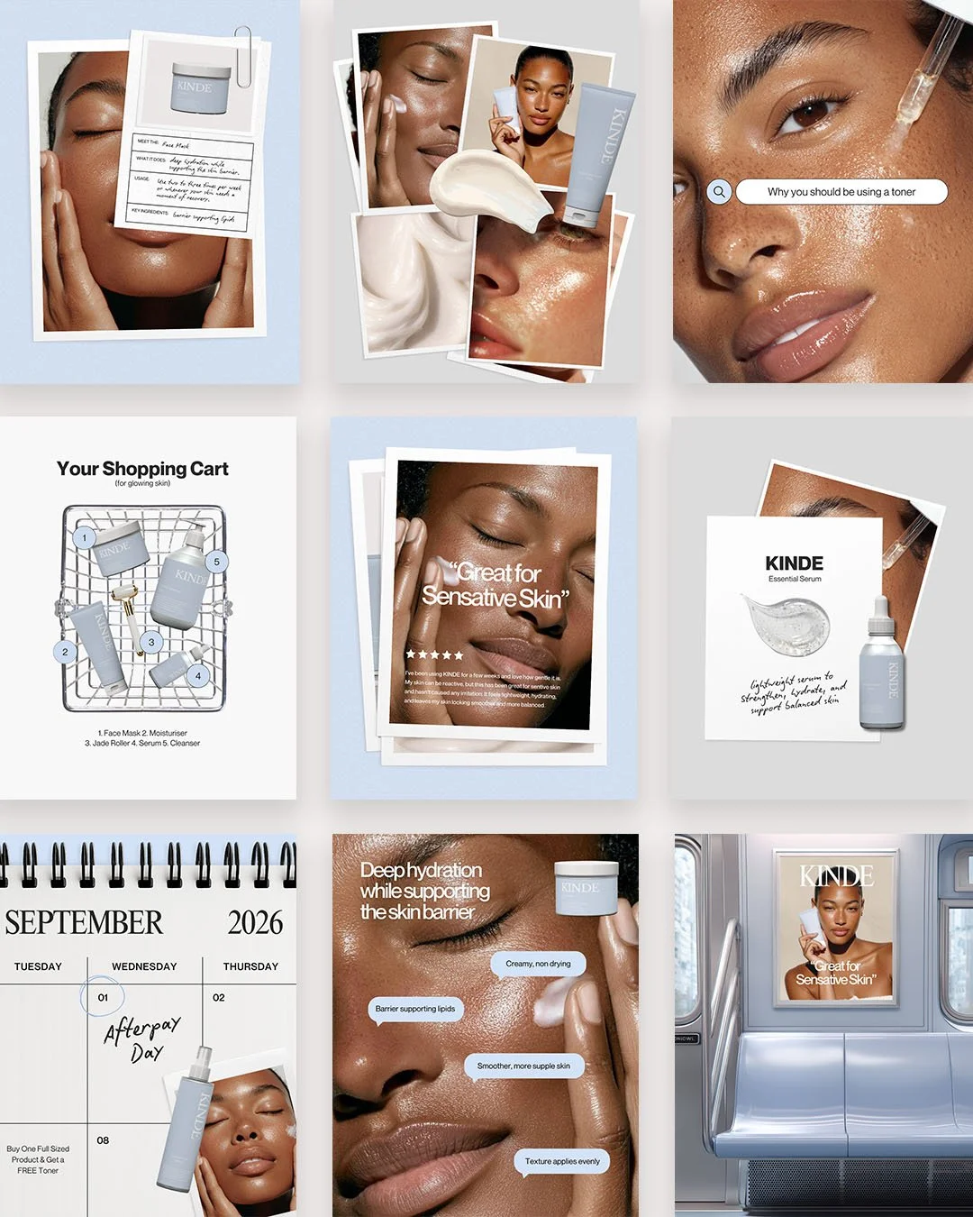 Glow Boutique Set of 20 Instagram Feed Posts