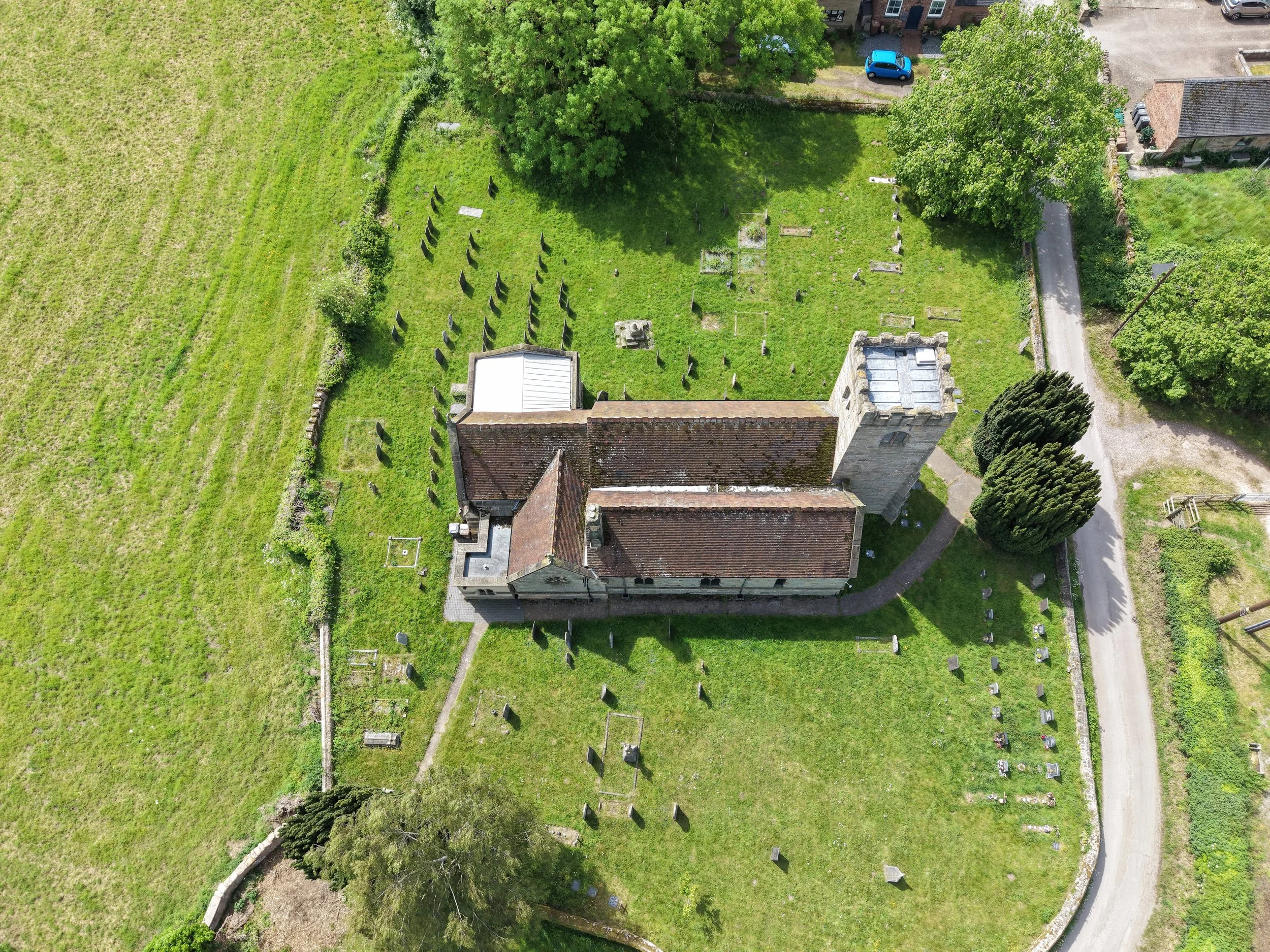 Bird's Eye Photograph of a Listed Building.