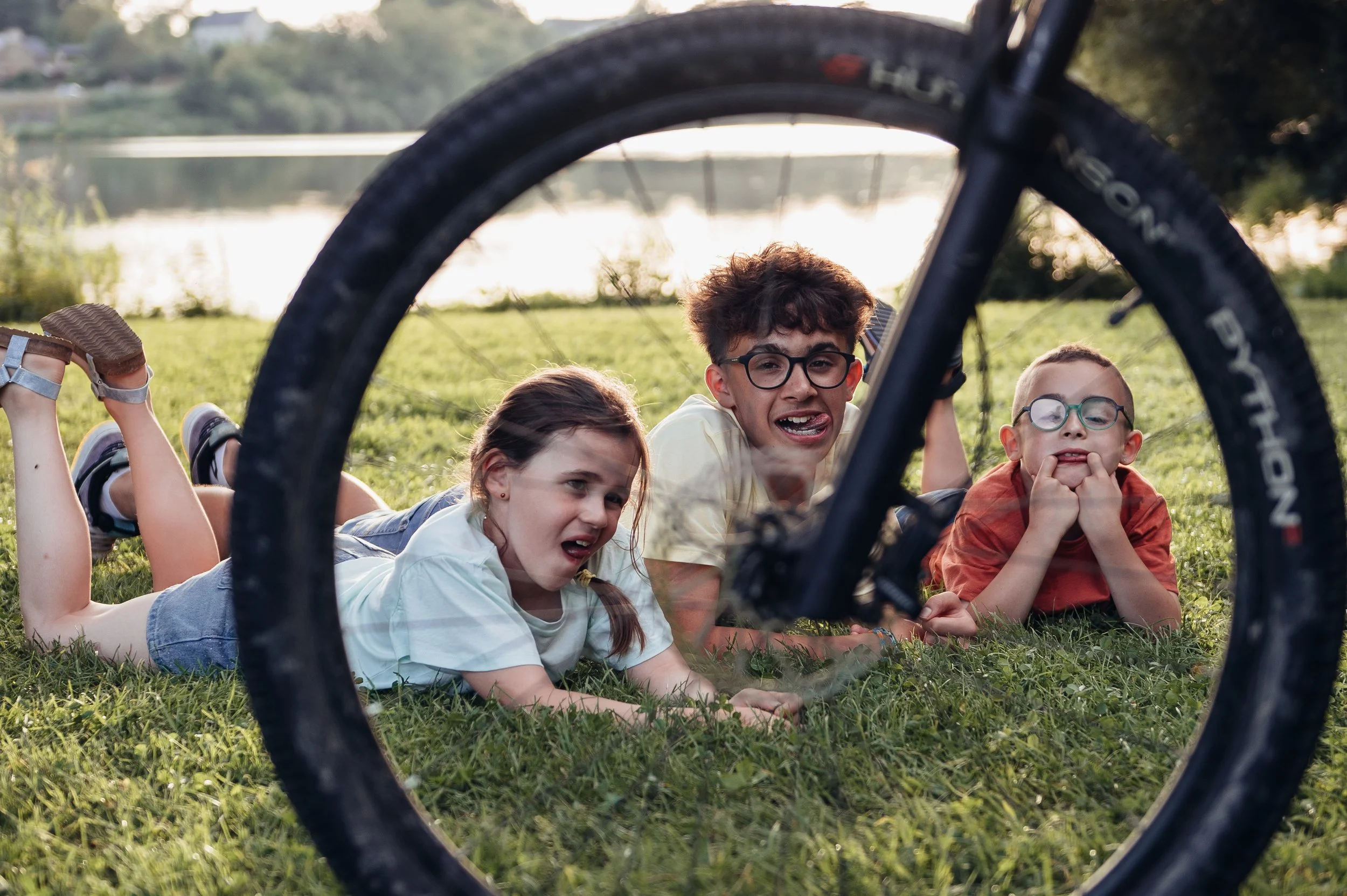 Sortie vélo et grimaces