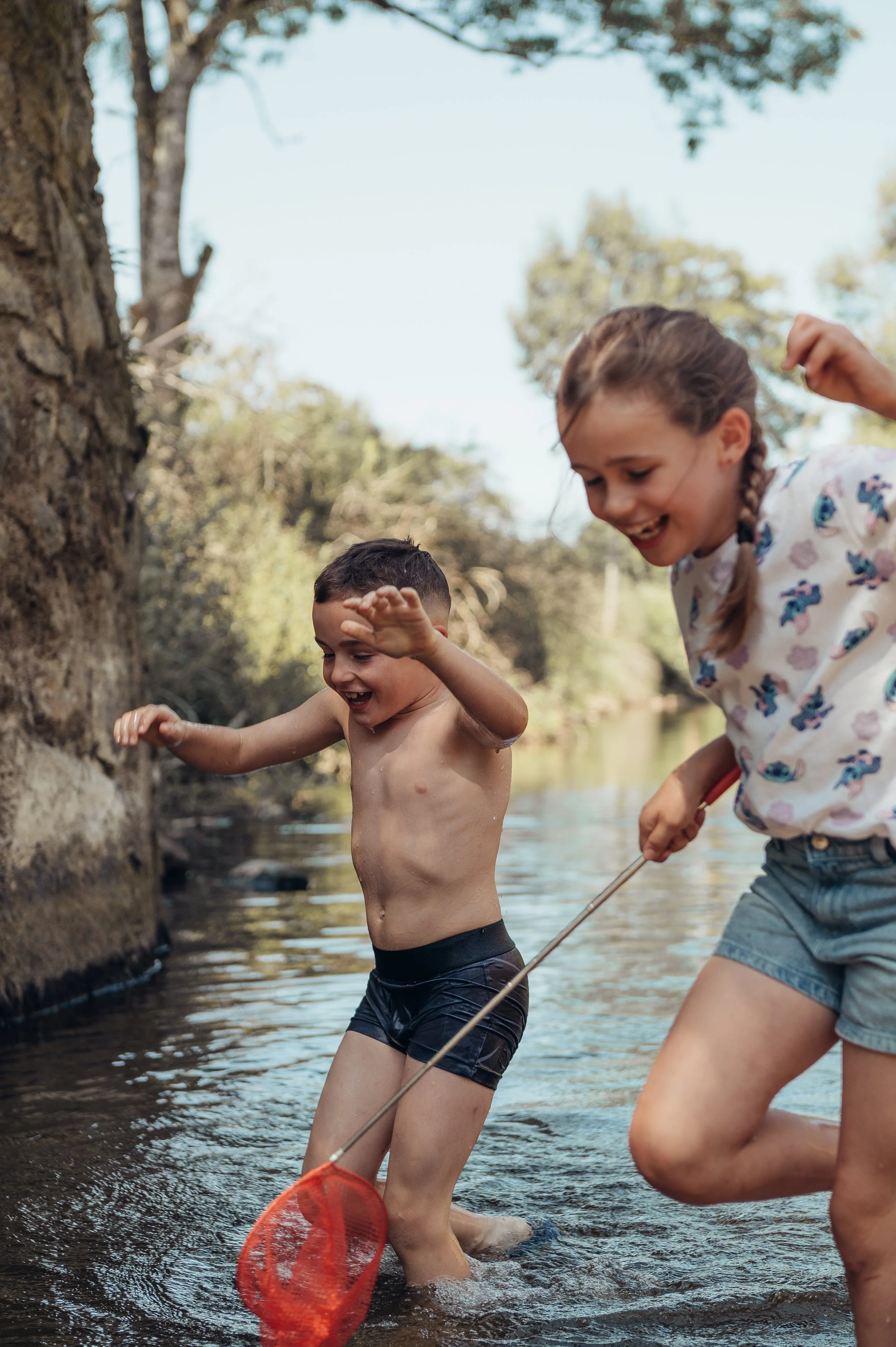 jeux au ruisseau