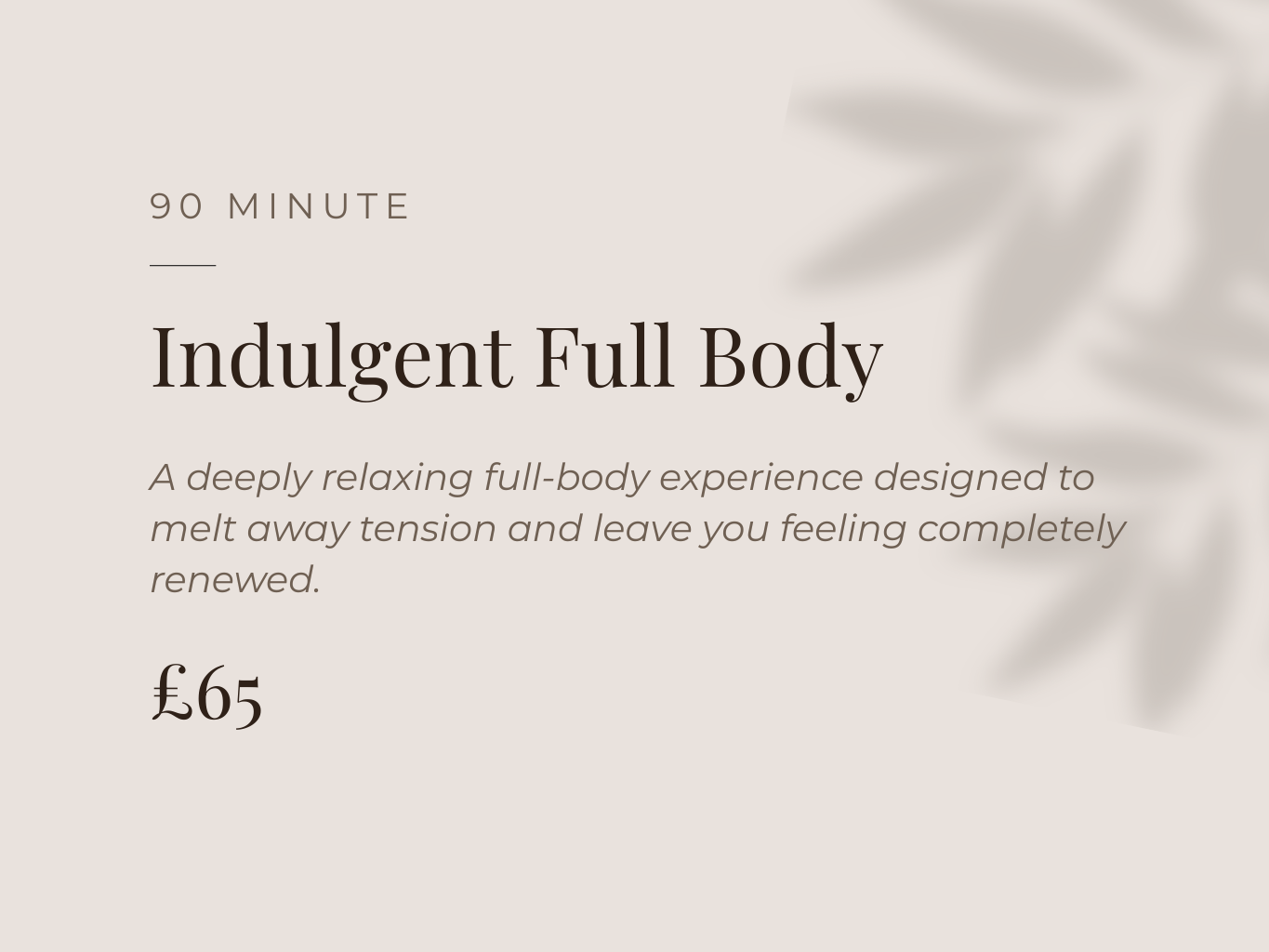 Full body massage in Crewe