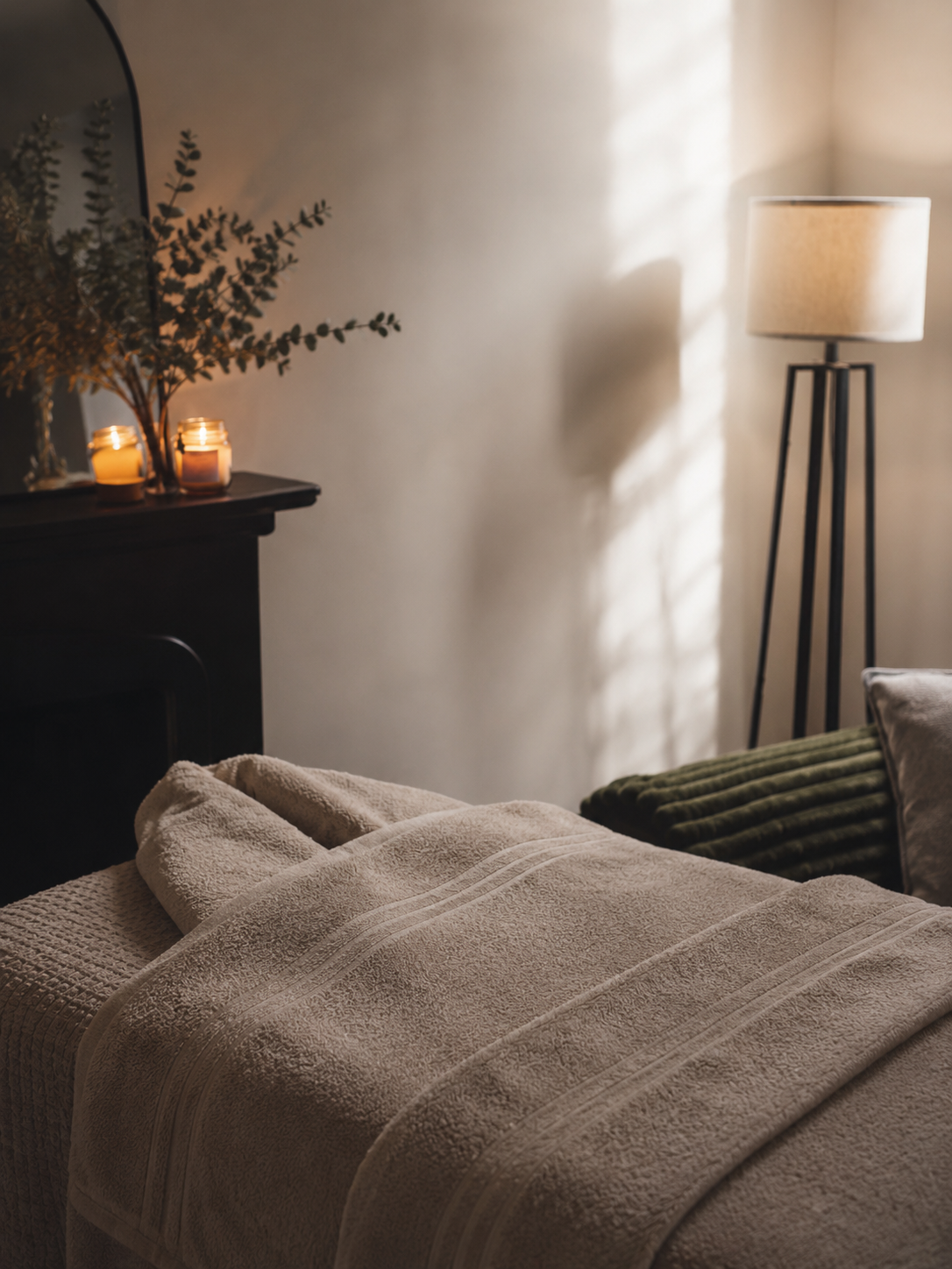 Professional massage therapist in Crewe offering luxury massage and spa treatments by House of Tranquility.