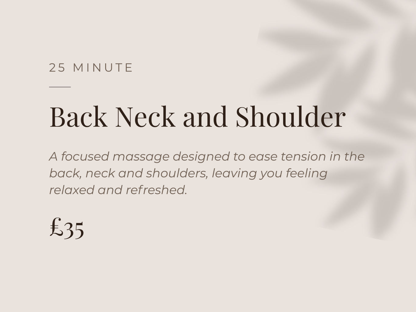 Professional massage treatment in Crewe designed to reduce stress and tension.