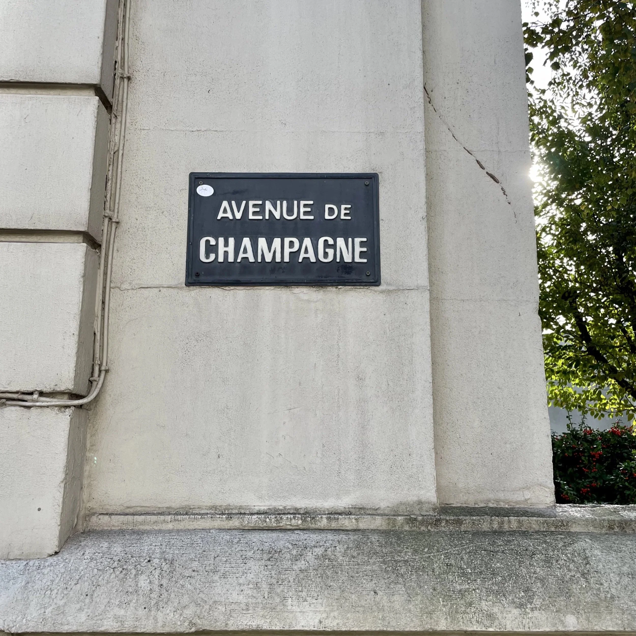 What is happening in champagne?