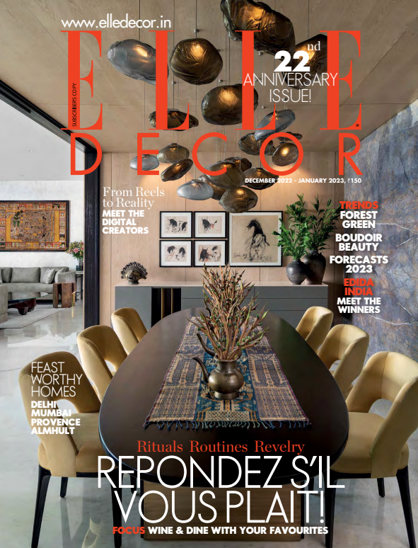  Elle décoration  
Mai 2023 
 "Déco News" 