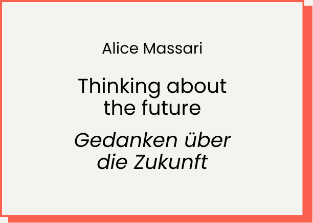 Thinking about the future