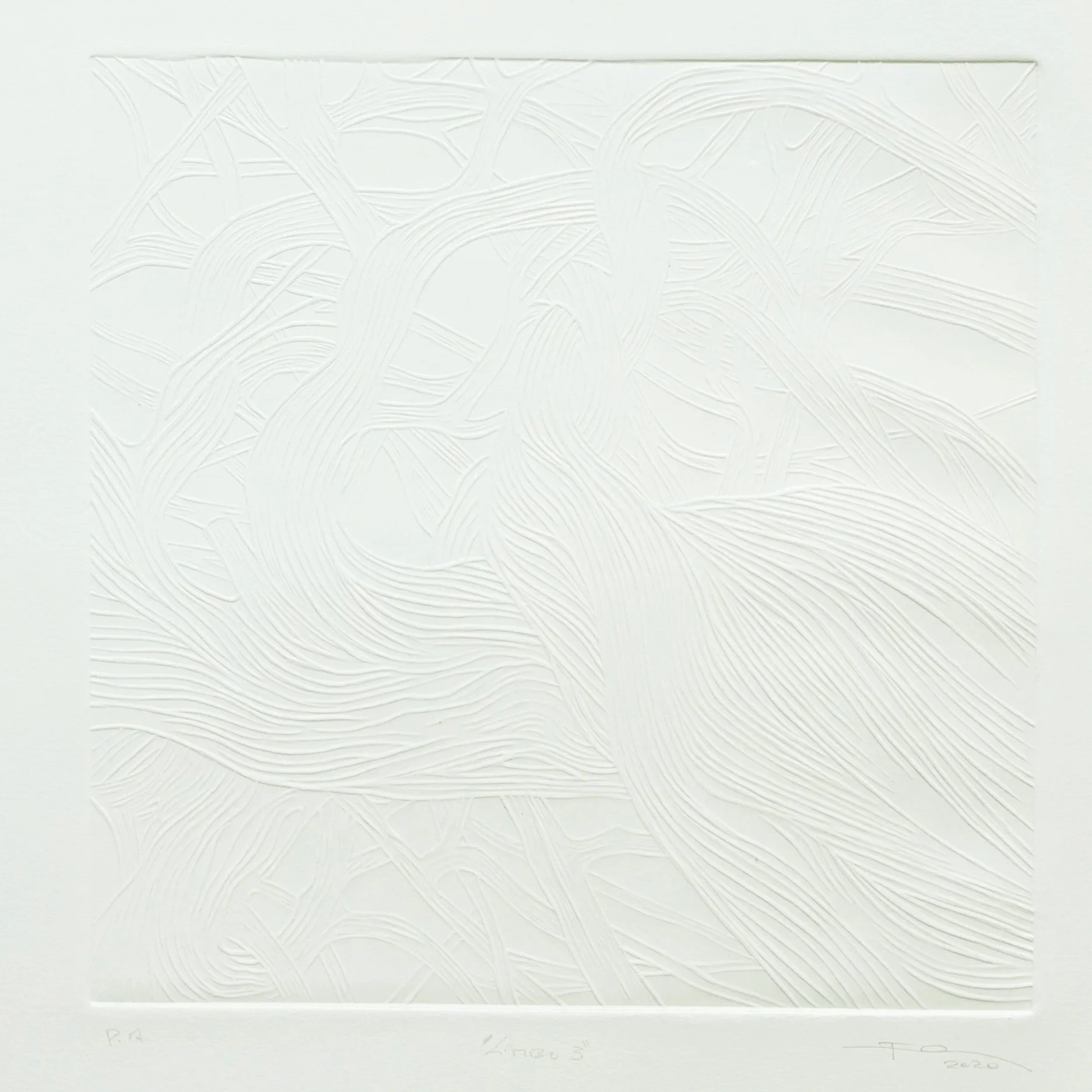 LINOGRAVRA 2021 PA SOBRE ROSAESPINA B LIMBO #3 30 X 30 - 70 X 50