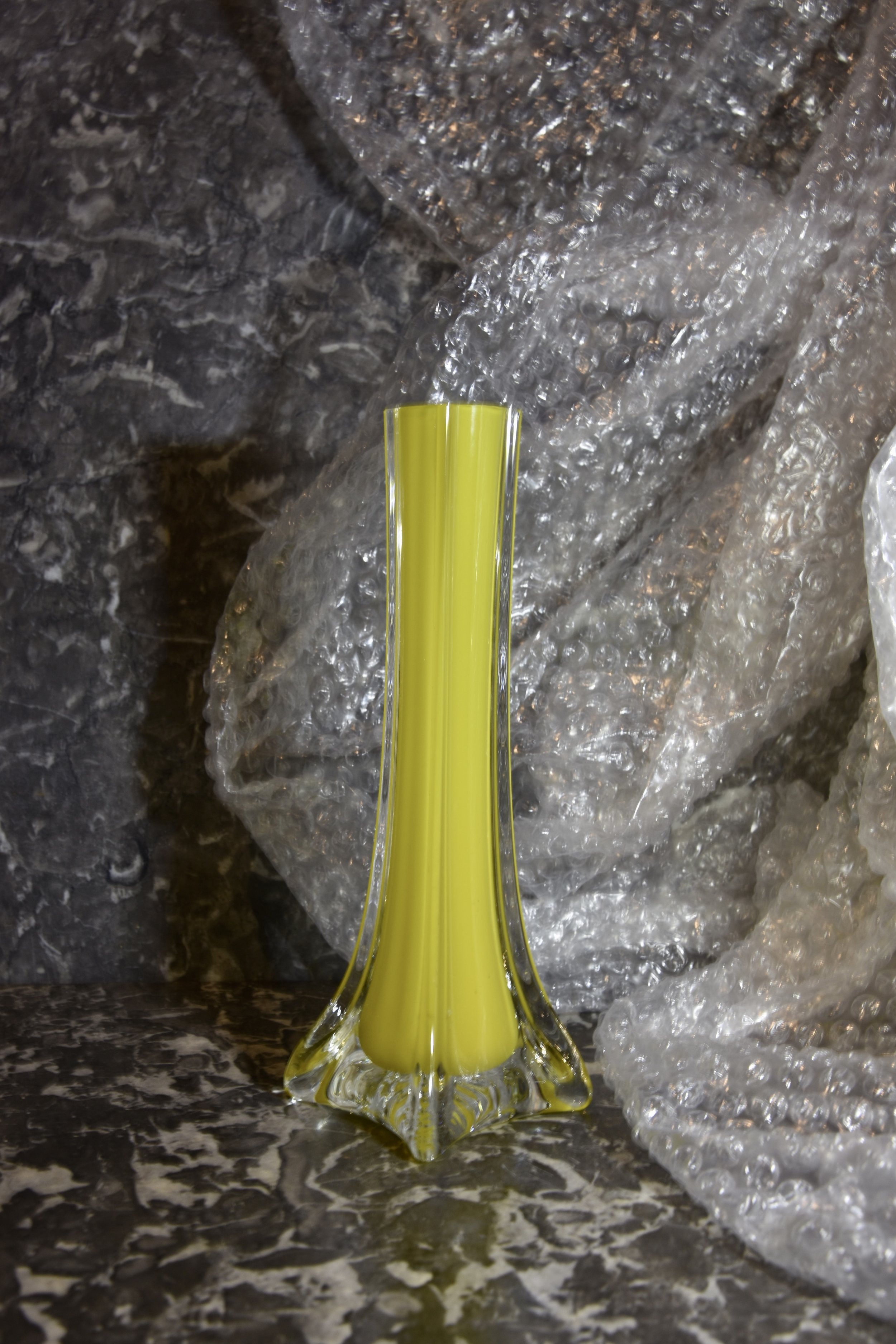 Vase soliflore en verre
