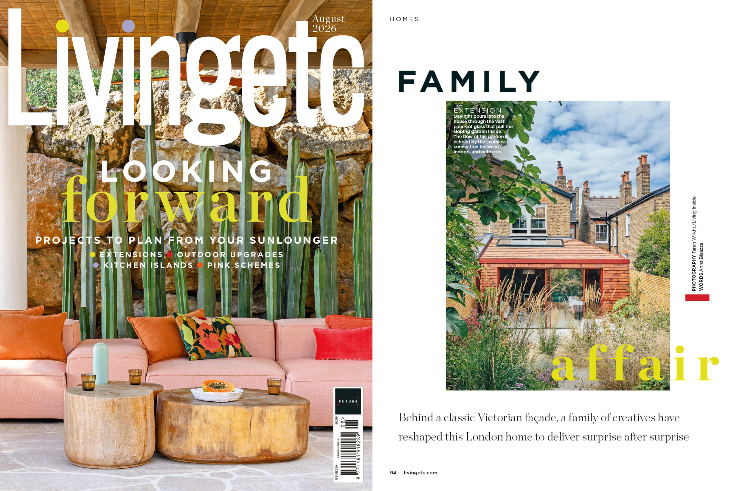Living Etc - Family Affair: Behind a classic Victorian facade, a family of creatives have reshaped this London home to deliver surprise after surprise