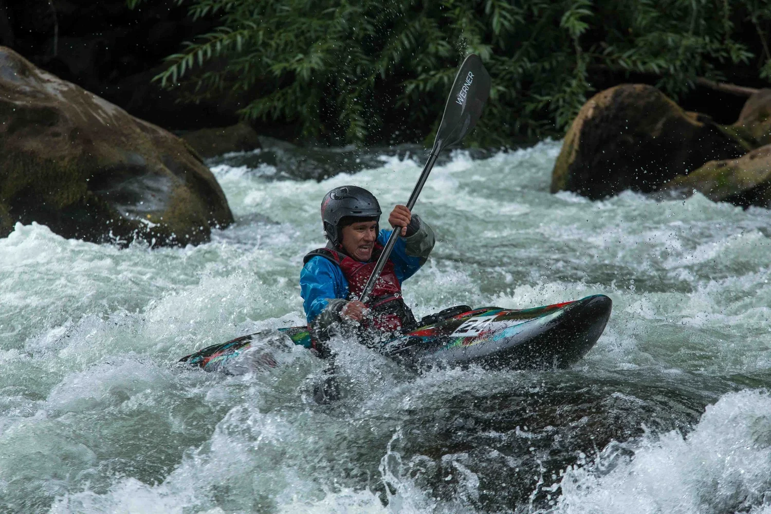 Kayak-Racing-Rio-Trancura-Pucon