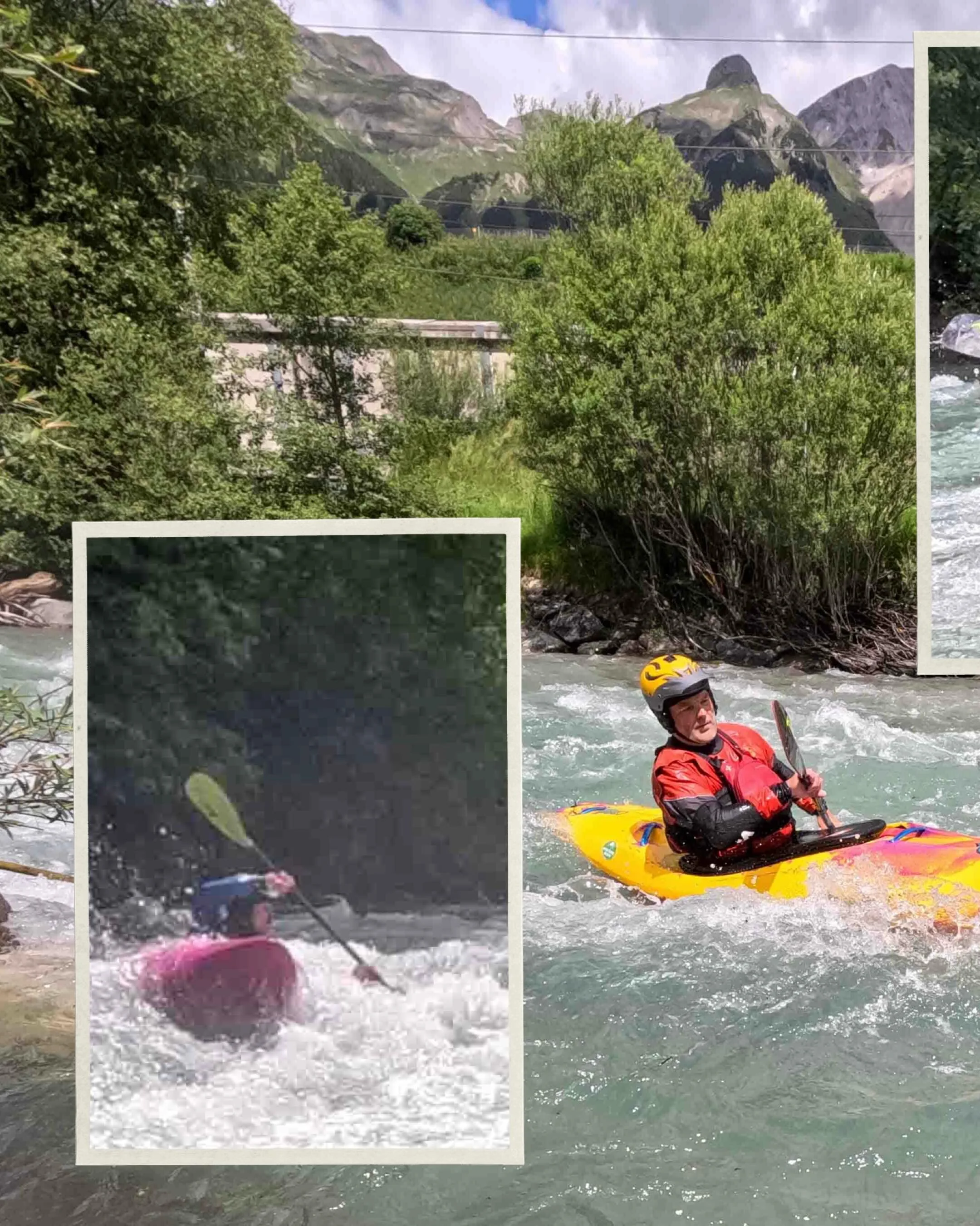 It has been a hot couple of weeks here at Base Arlberg in Austria and there is no better way to cool down than on our home run - the River Rosanna.  The river cuts a path through the Stanzer Valley giving us continuous whitewater with great waves and