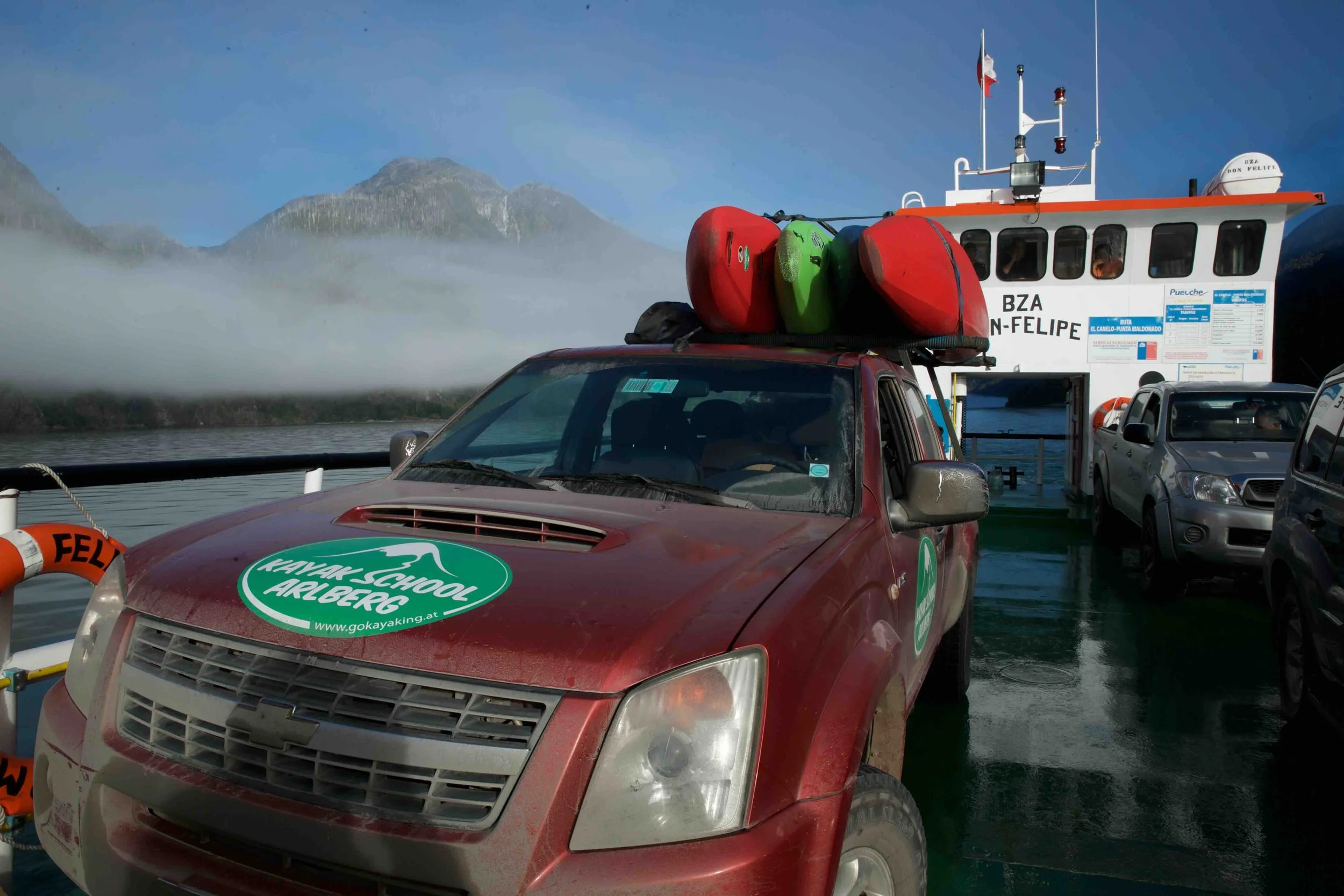 Chile Kayak Road Trip