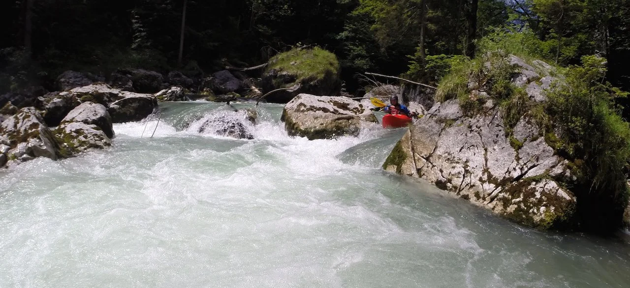 Class 3 kayaking trips with Kayak School Arlberg