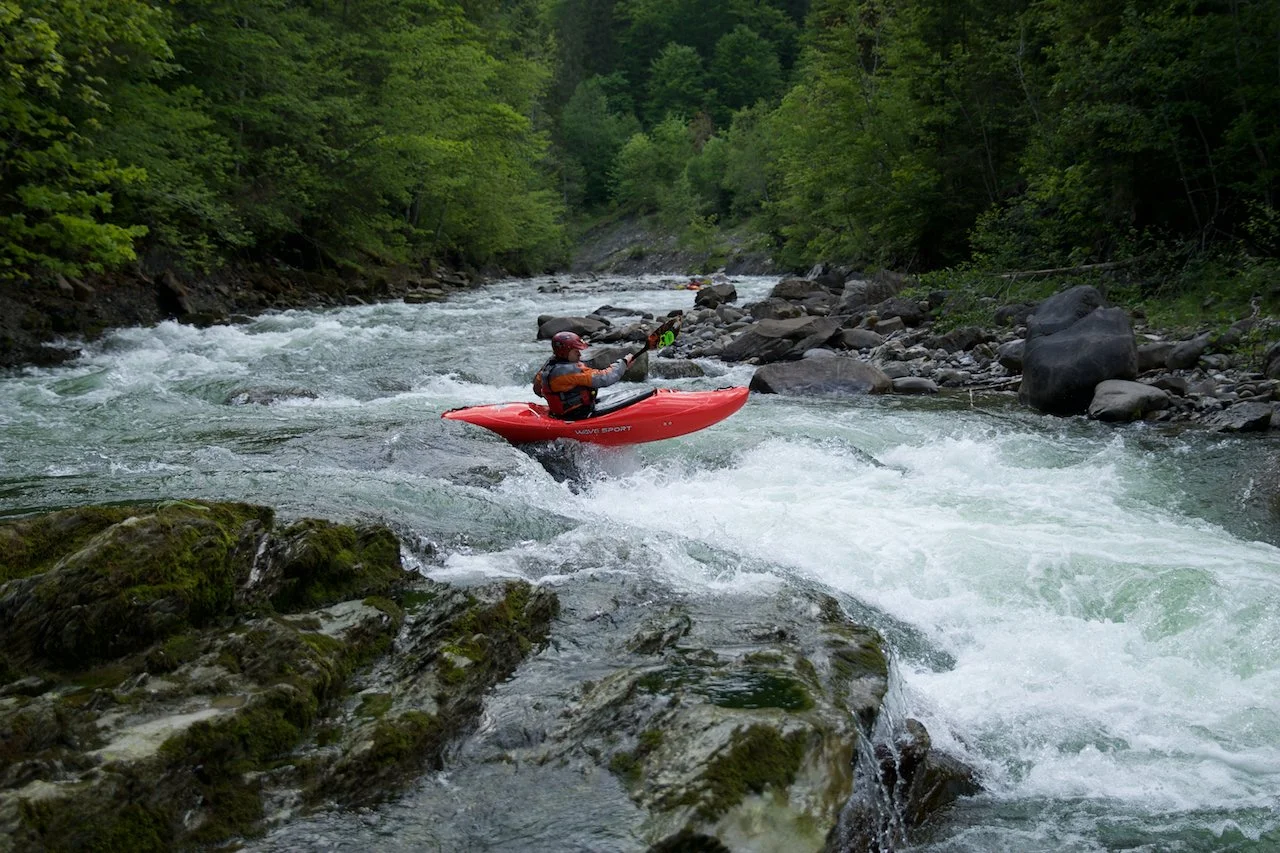 Class 3 kayak road trip in Austria