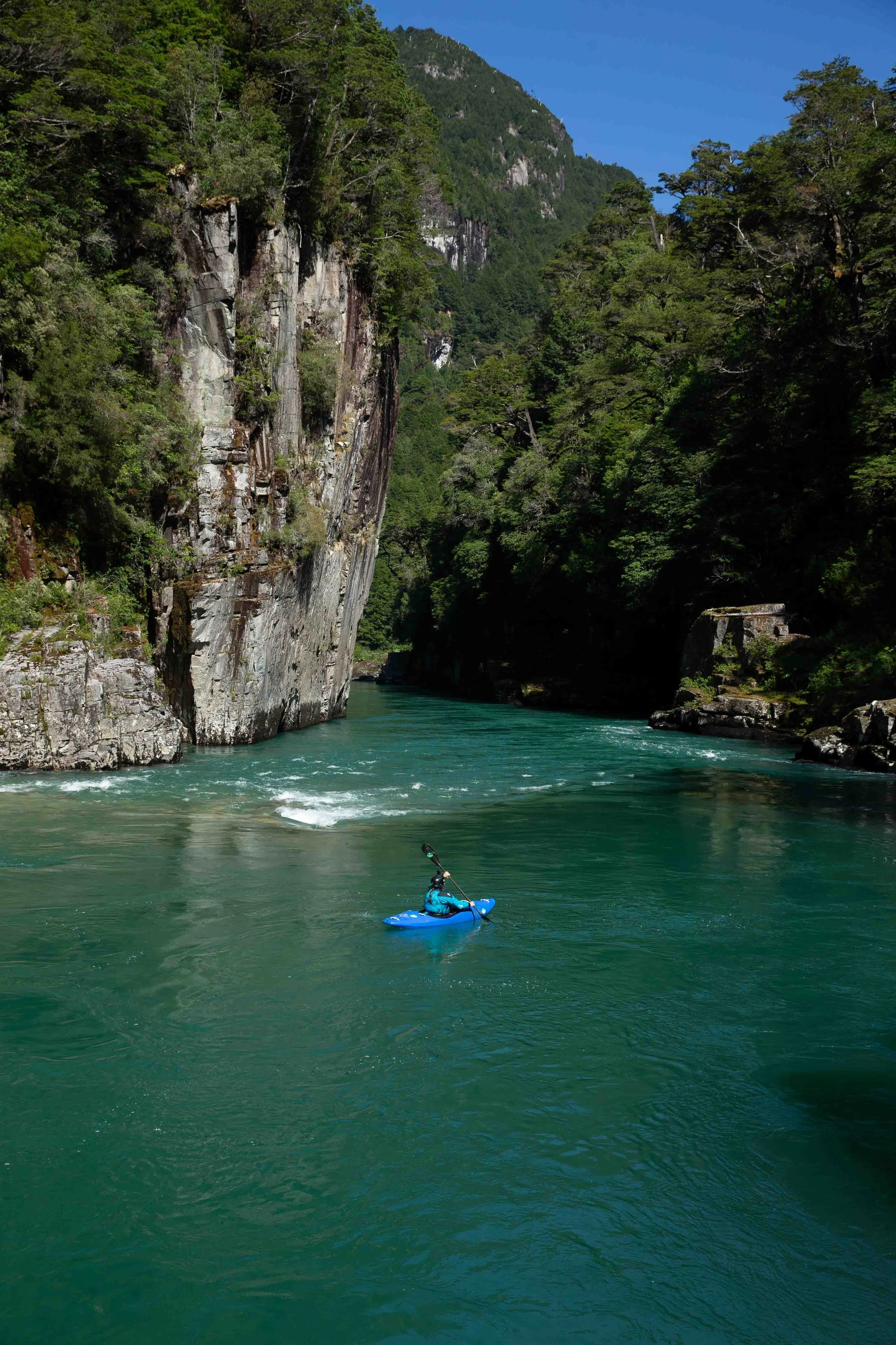 Kayaking the Rio Figueroa in Chile