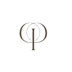 A minimalist logo with a stylized letter 'Q' and a vertical line resembling a key, centered on a black background.