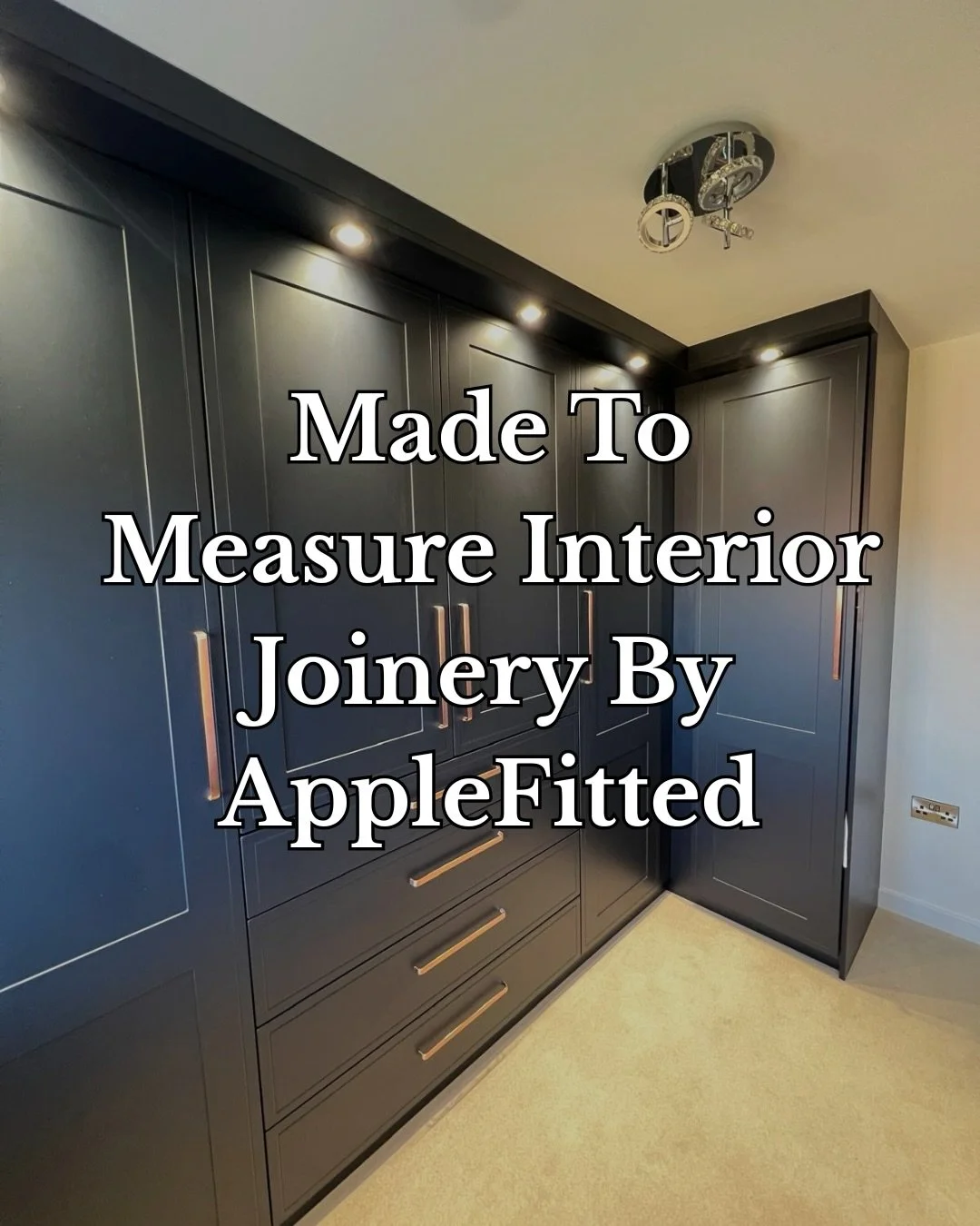 Applefitted Interior Joinery 🍏

Fitted wardrobes sized wall to wall and floor to ceiling with shelves, drawers and hanging rails 👕

Media walls built to the TV size with storage below and shelving either side 📺

Alcove units fitted around fireplac