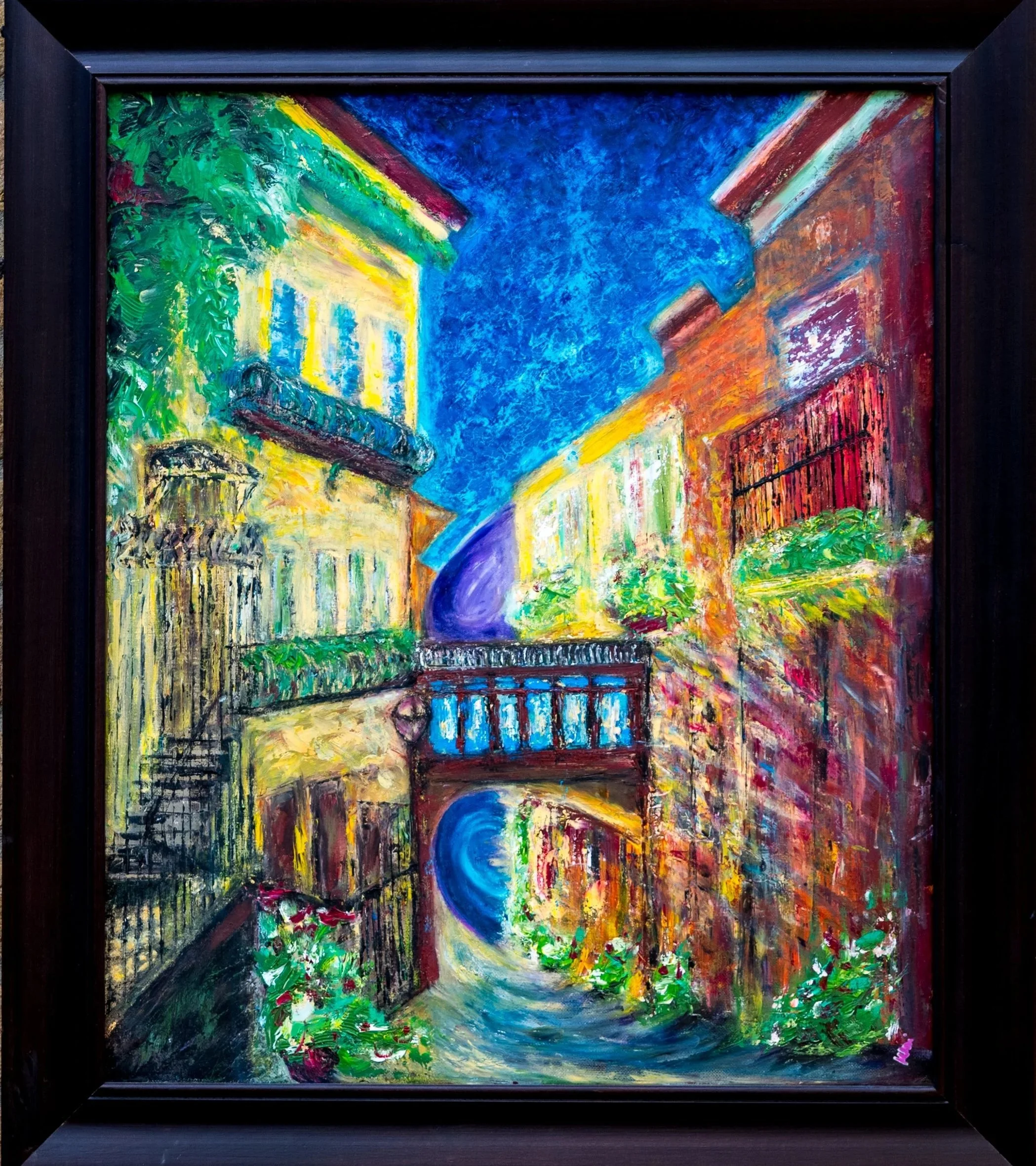 Mistery at Lake Como Oil on canvas 50 x 60 cm