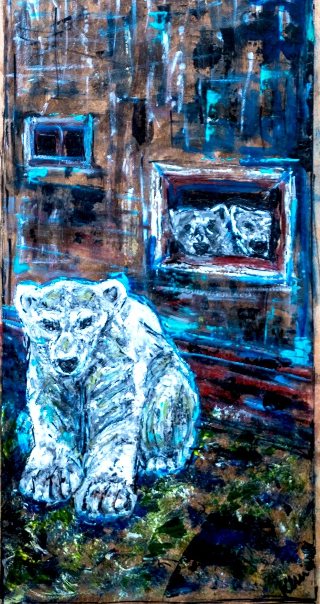 Echoes of the White North
Original Artwork
Oil on recycled wood panel, framed
Available to purchase
