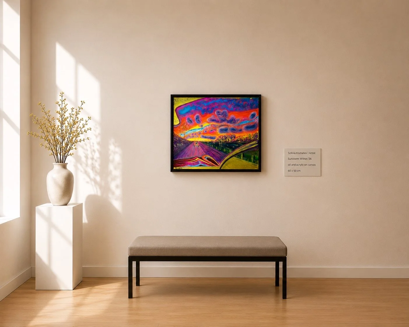 The Sunstorm Within,  Original Artwork UV art