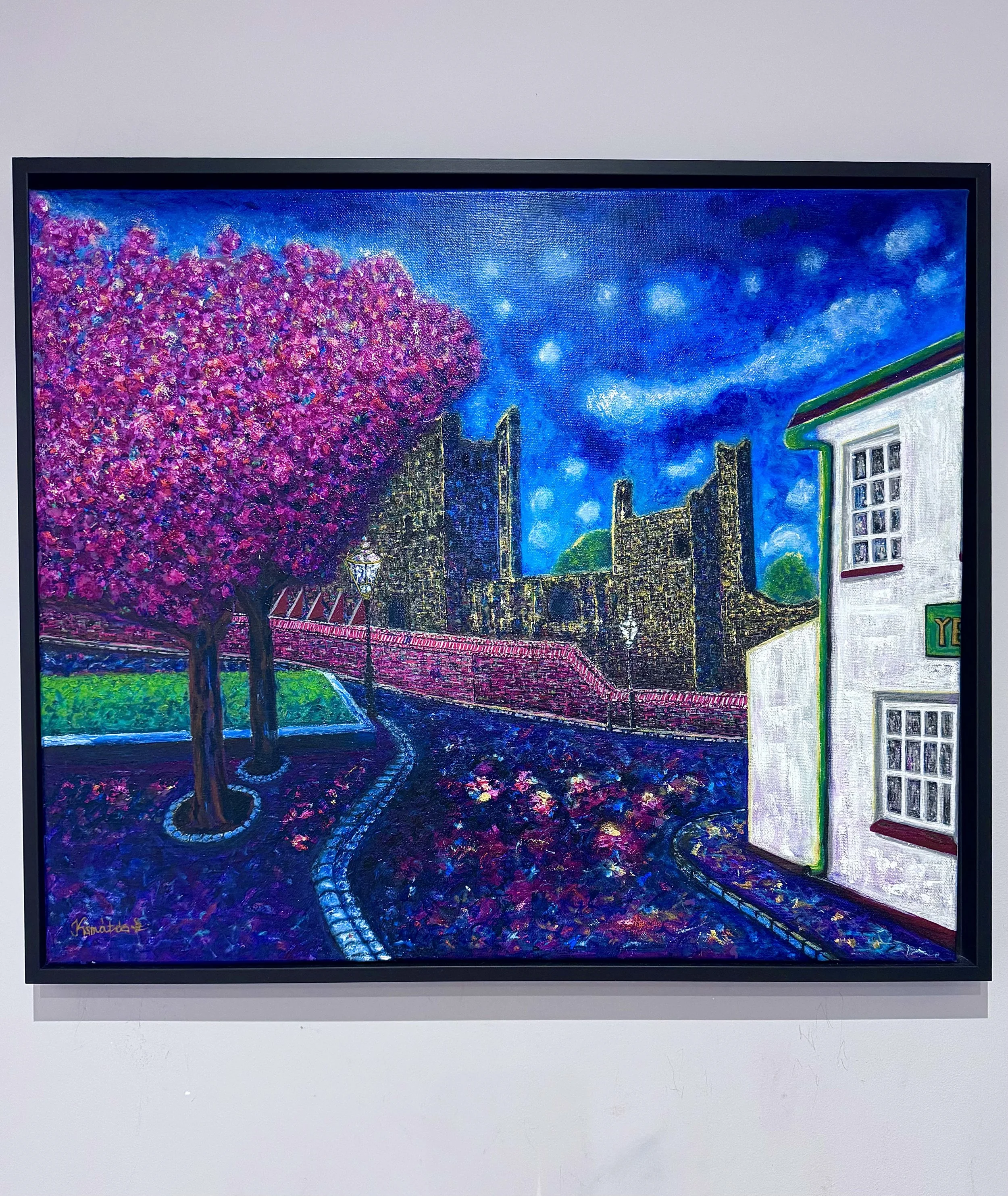 The Road remembers Mixed media Acrylic and Oil 60 x 50 cm 