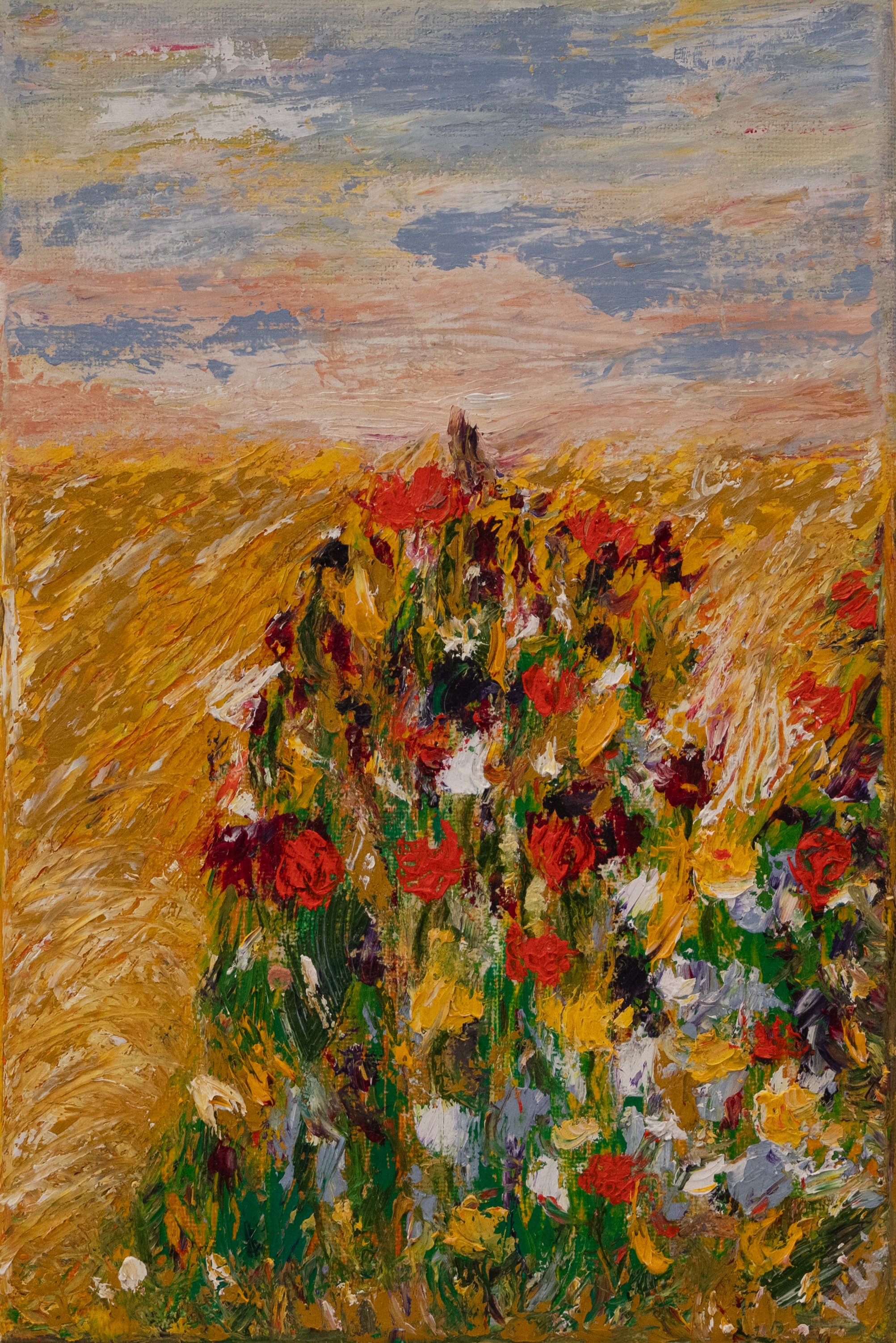 Fields 2021
Oil on Canvas, Palette knife 
20 x 30 cm 
In Private Collection 

