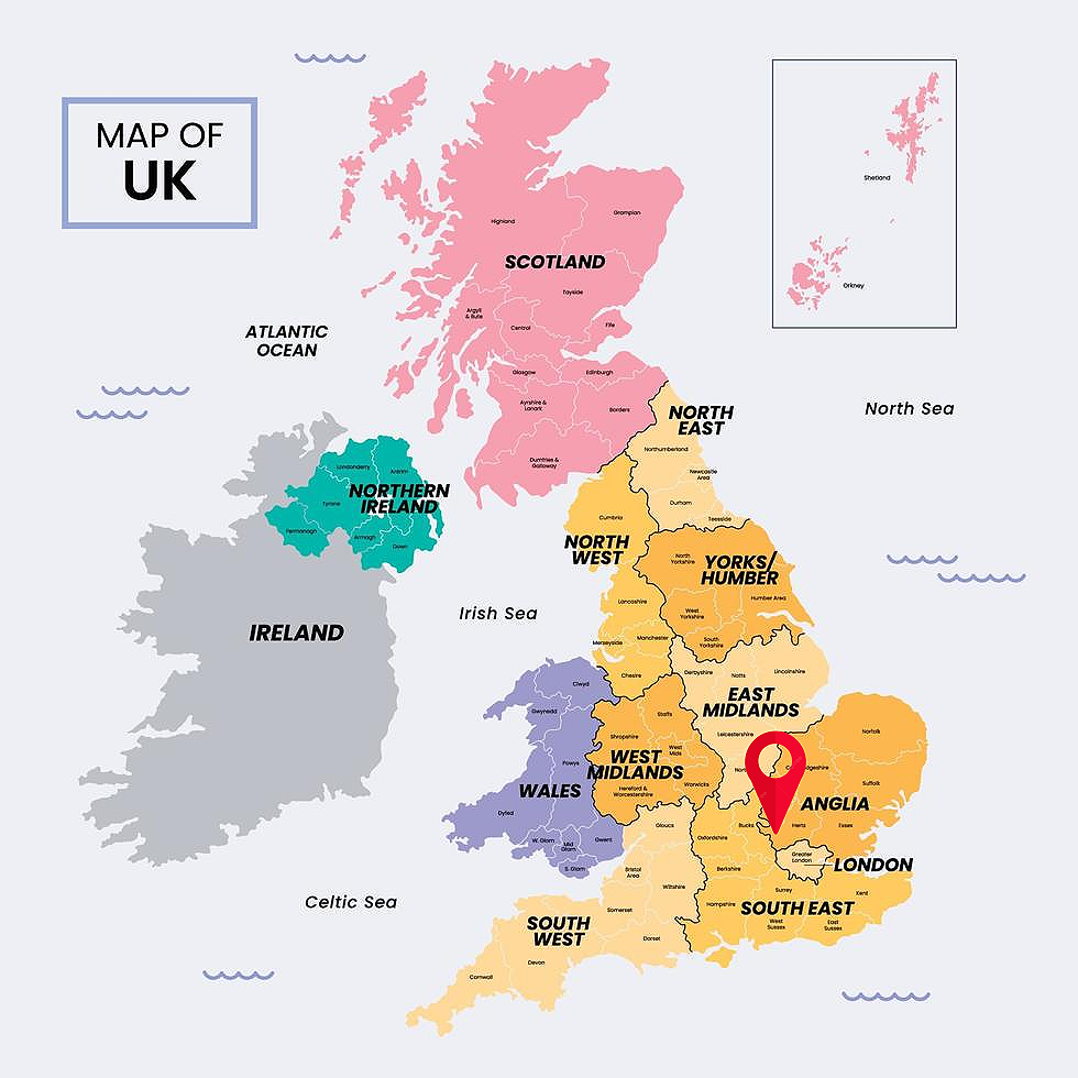 Where I'm from in Southeast England