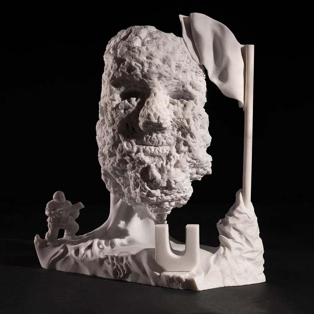 Rebus Natura
H 45 x 36 x 25 cm
marmo bianco Carrara