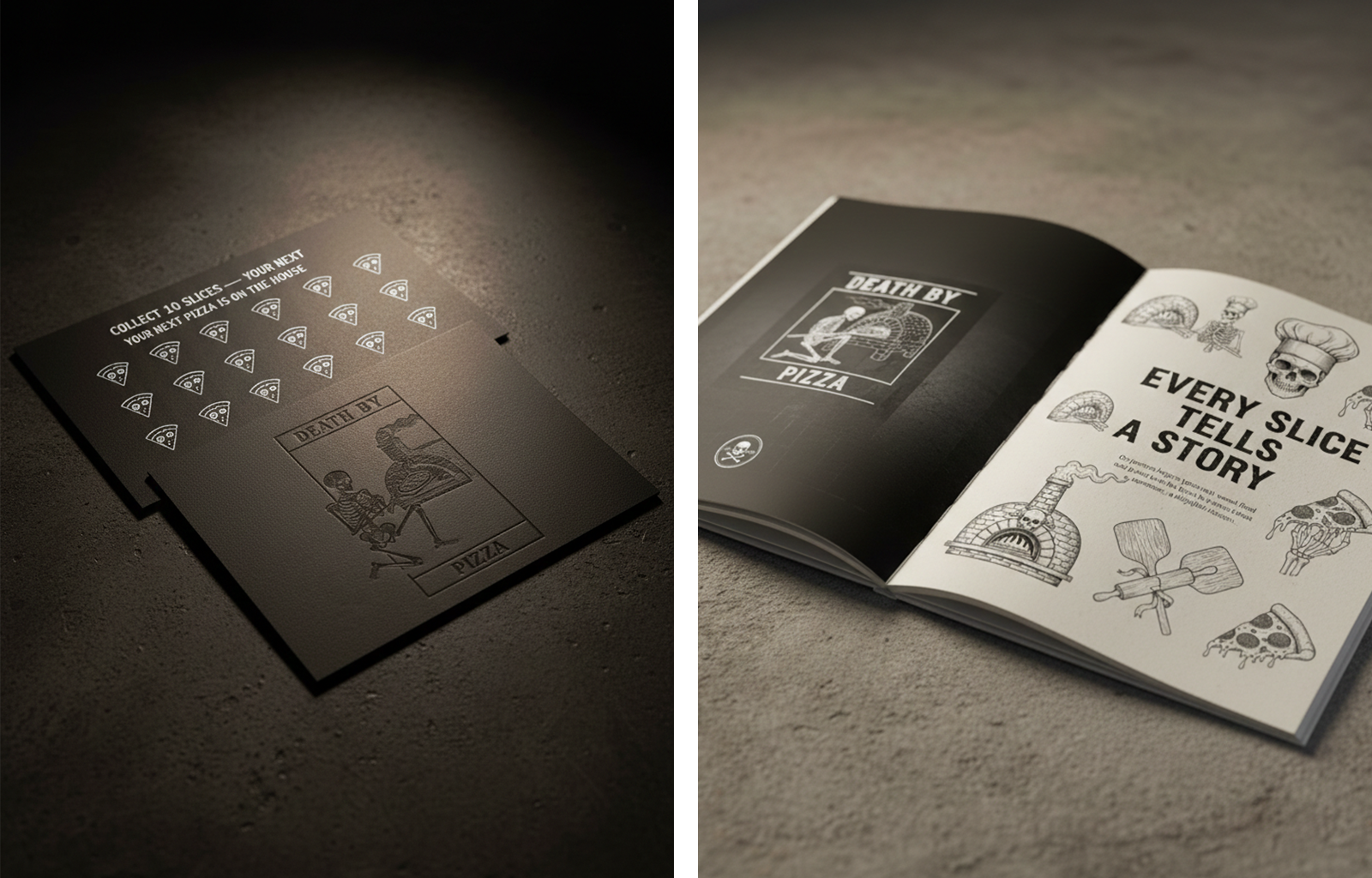 Pizza Book and Loyalty Cards