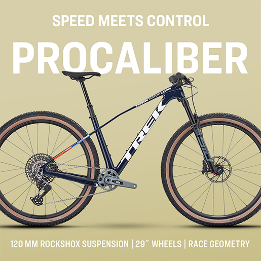 Trek Procaliber — Pantone background ad