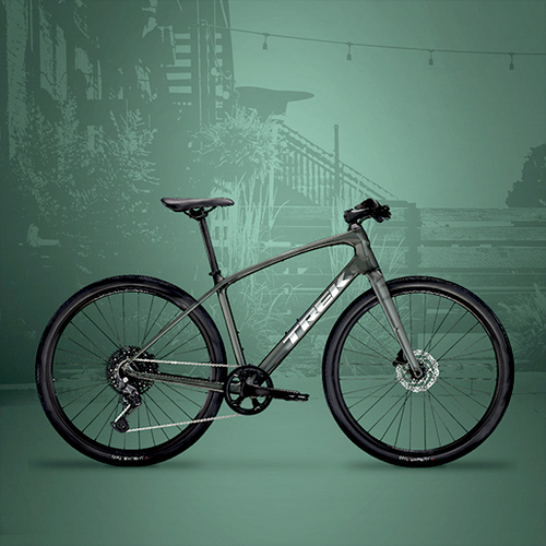 Trek FX Sport — Pantone background ad